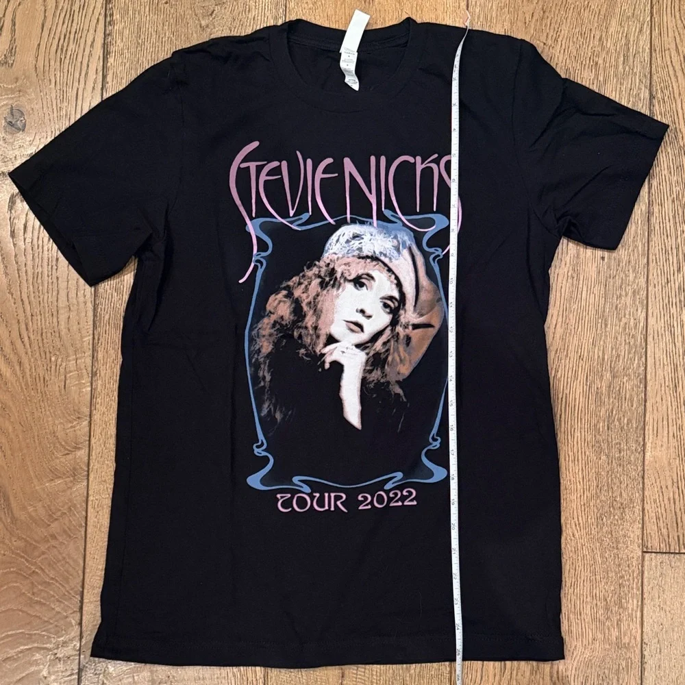 Bella Canvas Black Stevie Nicks Tour 2022 Graphic Tee vintage band t-shirt - Picture 2 of 5